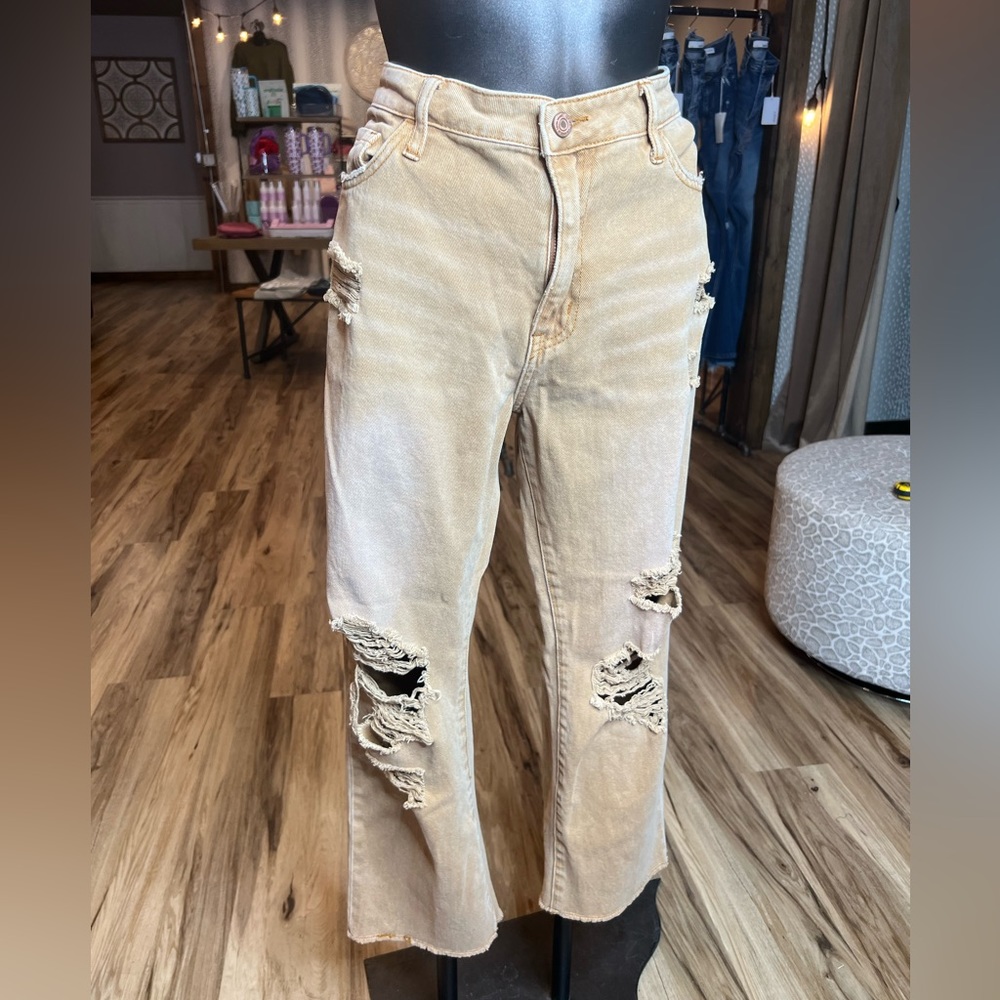 Vervet distressed Carmel boyfriend jeans
